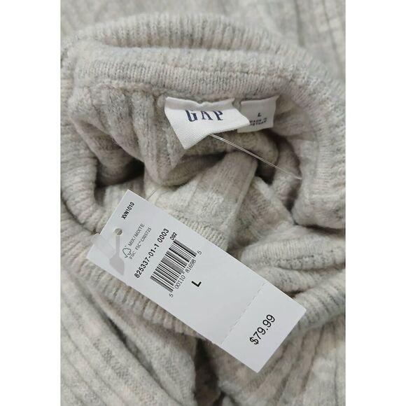 Gap womens large gray turtleneck tunic sweater dress super soft - Picture 6 of 7